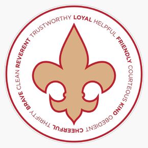 Scout Law Sticker Vinyl Decal Bumper Sticker 5"