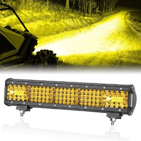 Amber LED Light Bar, OFFROADTOWN 30'' 496W Offroad Light bar LED Driving Light Spot Flood Combo LED Fog Light for Truck Pickup Toyota Chevy Ram UTV Polaris Can Am