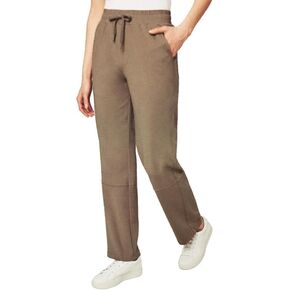 Mondetta Women's Straight Leg Pull On Pant (US, Alpha, X-Large, Regular, Regular, Brindle)