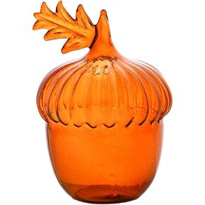 Glass Flower Vase Empty Fragrance Diffuser Bottle Modern Statue Figurine Desktop Ornament for TV Cabinet Desk Gift Home Decor, Pomegranate