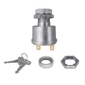 17421G1 Ignition Key Switch for EZGO Electric Golf Cart 1981-Up 2 Terminal 4 Key on/Off Switch Replace 18602G1 17137G1 33639G01 17063G1