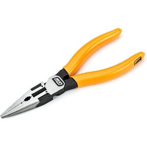 GEARWRENCH 6 Inch Dipped Handle Long Nose Plier - 82176-06