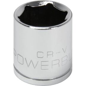 Powerbuilt 940033 3/8" Dr. 6 Pt. Metric Standard Socket, 18mm