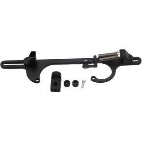 Adjustable Throttle Cable Bracket 4150 4160 Series Throttle Brackets Billet Aluminum Black