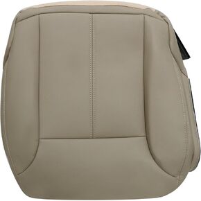 GXARTS Driver Side Bottom Lower Replacement Leather Seat Cover Tan #04 Compatible with Mercedes Benz GL320 GL350 GL450 GL500 GL550 2007 2008 2009 2010 2011 2012