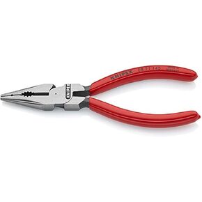 KNIPEX Tools - Needle-Nose Combination Pliers (821145) 0.5 Liters, Black