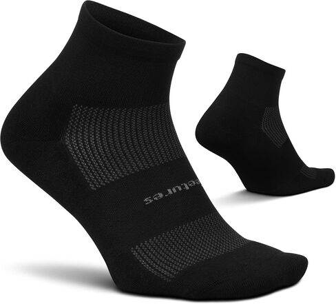 Feetures High Performance Max Cushion Quarter Sock for Women & Men - Moisture-Wicking Athletic Socks - (1 Pair) in Kuwait