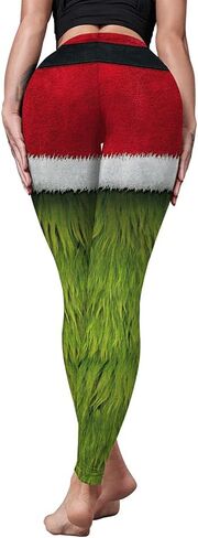 color cosplayer St. Patrick's Day Leggings Shamrock Stretchy Tights Yoga Pants for Women in Kuwait