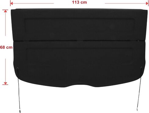 ECCPP Cargo Cover 2010-2017 Fit for Audi Q5 Flexible Rear Trunk Cover Shade Luggage Tonneau Security Cover in Saudi Arabia