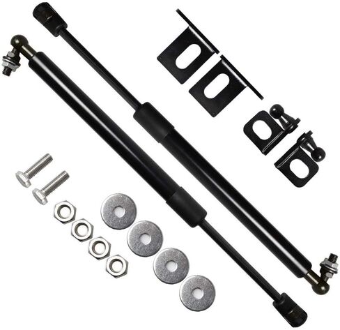 Hood Bonnet Modify Struts for Toyota Sienna XL30 2011-2020 Lift Support Shock Absorber Dampers Gas Spring Rods (Ordinary Black) in Saudi Arabia