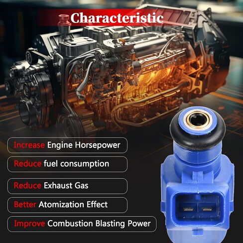 1202863, 1253558 2PCS Fuel Injector with Pigtail Harness Compatible with Polaris Ranger/RZR/Sportsman 700 800 EFI 2005-2014 in Kuwait