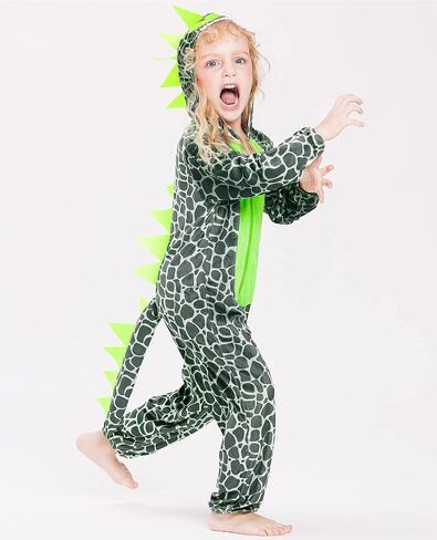 IKALI Dinosaur Costume Kids Triceratops Dino Outfit, Boys Girls Toddlers Baby Halloween Party Dress Up in Saudi Arabia