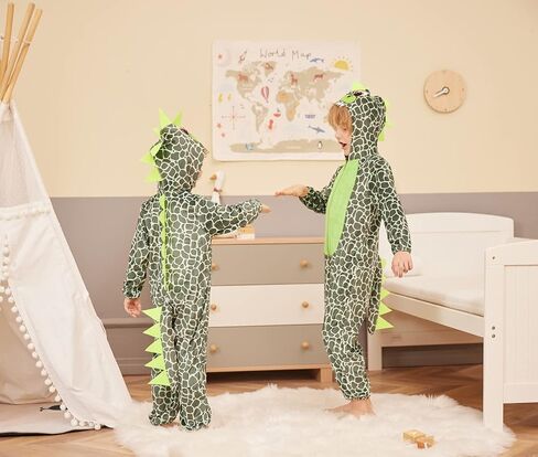 IKALI Dinosaur Costume Kids Triceratops Dino Outfit, Boys Girls Toddlers Baby Halloween Party Dress Up in Saudi Arabia
