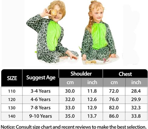 IKALI Dinosaur Costume Kids Triceratops Dino Outfit, Boys Girls Toddlers Baby Halloween Party Dress Up in Saudi Arabia