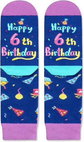 أفكار هدايا عيد الميلاد التاسع من HAPPYPOP للفتيات - جوارب للأطفال بعمر 9 سنوات، هدايا للأطفال بعمر 9 سنوات، هدايا بعمر تسع سنوات للفتيات والأولاد، صندوق هدايا عيد ميلاد مع بطاقة تهنئة in Saudi Arabia