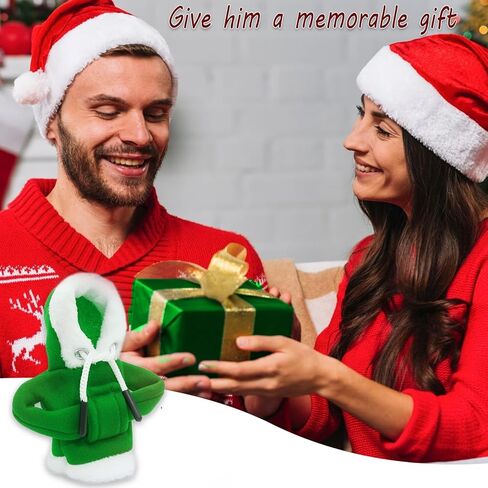 Car Decoration Interior Accessories- Christmas Santa Hat,Cute Christmas Car Decor Gear Shift Knob Cover for Manual/Automatic Shift Knob,Universal Car Shift Cover Fits Most car in Kuwait