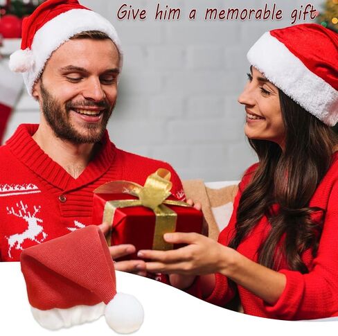 Car Decoration Interior Accessories- Christmas Santa Hat,Cute Christmas Car Decor Gear Shift Knob Cover for Manual/Automatic Shift Knob,Universal Car Shift Cover Fits Most car in Saudi Arabia