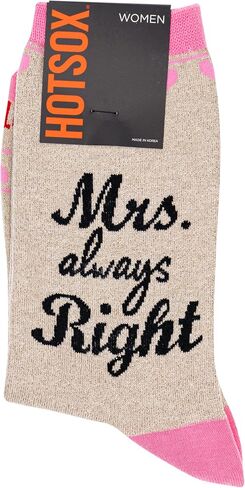 Hot Sox Women's Fun Wedding Bliss Crew Socks-1 Pair Pack-Cool & Cute Bride Novelty Gifts in Kuwait