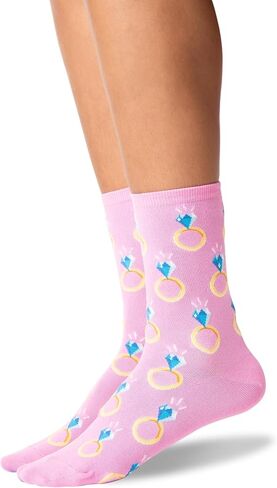 Hot Sox Women's Fun Wedding Bliss Crew Socks-1 Pair Pack-Cool & Cute Bride Novelty Gifts in Kuwait