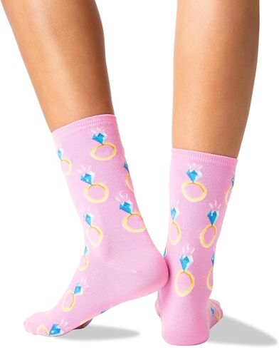 Hot Sox Women's Fun Wedding Bliss Crew Socks-1 Pair Pack-Cool & Cute Bride Novelty Gifts in Kuwait