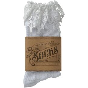 Lacy Slouch Socks by Victorian Trading
