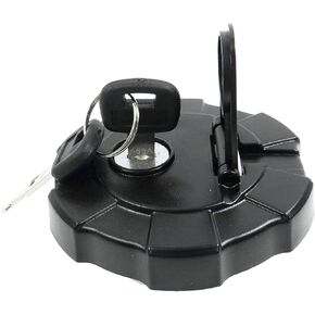 Fuel Cap RD411-51122, 172122-14301 for Kubota Loader SVL75-2, SVL90-2, SVL95-2 Excavator KX040-4, KX057-4, KX41-3, KX91-3 S, KX121-3 S, KX161-3 S Tank Cap 2 Keys 411-51122, 072991059