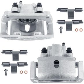 Pair Rear Disc Brake Calipers Assembly w/Bracket Compatible with 2002-2010 Dodge Ram 1500, Compatible with 2011-2018 Ram 1500, Compatible with 2007-2009 Chrysler Aspen 18B4836 18B4837