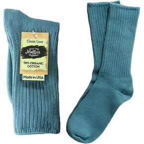 MAGGIES ORGANICS Organic Denim Crew Socks, 1 EA