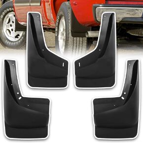 Mud Flaps for Trucks Mud Guards Compatible with 1999-2007 Silverado 1500 4pcs Splash Guards Front & Rear (Driver and Passenger Side)