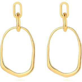 Gold Dangle Earrings For women Hypoallergenic Earrings Statement Earrings Simple Earrings Gold Earrings For Women