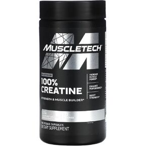 Creatine Monohydrate Powder | MuscleTech Platinum | Pure Micronized | Muscle Recovery + Builder for Men & Women | Workout Supplements | Unflavored (80 Servings)