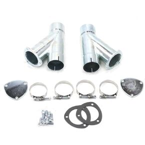 Patriot Exhaust H1132 3" Exhaust Cut-Out Hookup Kit - Pair