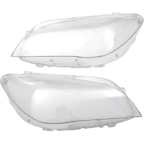 1 Pair Headlight Lens Cover for BMW 740i 2011-2012 Durable PC Clear Front Left Right Headlight Headlamp Lense Clear Lens Cover