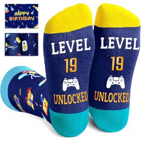 19th Birthday Gifts Ideas for Male - Socks for Teenager Boy Girl Age 19, Birthday Presents for 19 Year Olds Female Male