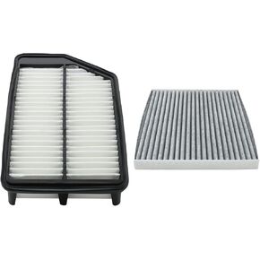 ‎28113-3X000 97133-2H000 مجموعة فلتر هواء المحرك وفلتر هواء المقصورة لسيارة Hyundai Elantra GL GLS Limited Coupe GT لسيارة Kia Forte Koup L EX LX SX 2011-2018