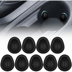 9PCS Water Cup Holder Limiter, 1.41" X 1.18" Automotive Silicone Car Cup Limiter, Cup Stabilizer Inserts for Car, Universal for Car Cup Accessories, with Self-Adhesive for Car Truck SUV