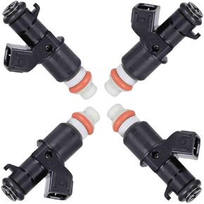 4 Pcs SCITOO 8 Holes Fuel Injectors Fit for for 2012 Honda Civic|for 2013 Honda Civic|for 2014 Honda Civic|for 2015 Honda Civic|for 2016 Honda HR-V|16450R2EL01/2-39268/800-2237N/67808/MP-56311/FJ1201