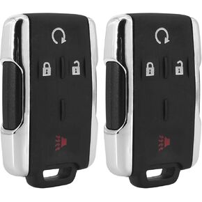 Key Fob Replacement for Chevrolet Silverado 1500 2500 3500, GMC Sierra 1500 2500 3500, Colorado GMC Canyon 2015-2020, Keyless Entry Remote Start FCC ID: M3N32337100, 2 Pack