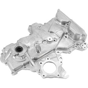 Timing Chain Oil Pump Cover OE 21350-2B701 Compatible with Accent Sonata Veloster Elantra K.ia Forte Optima 1.6L 2012-2020 After-Market Parts Replace # 21350-2B701 21350-2B702 21350-2B703