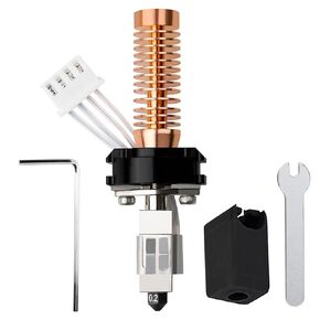 15PCS 0.4mm Nozzles Kit for Ender 3, 3D Printer Parts 5PCS Hardened Steel/Nickel Plating Copper Alloy/Brass Nozzles Kit for Creality Ender 3 S1, Ender 3, Ender 3 V2, Ender 5, CR-10, CR-6 SE