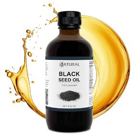 Zatural Black Seed Oil Nigella Sativa Cold Pressed Cumin Oil Digestion, Skin, Brain, Immune, Joints & More (4 Fl Oz)
