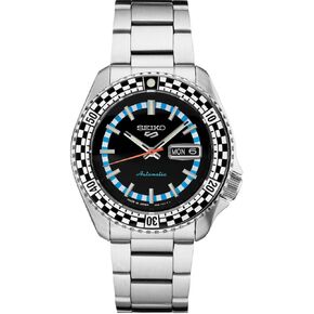 SEIKO 5 Sports Special Edition Black Checkered Automatic Watch SRPK67
