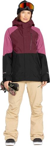 Volcom Women's V.Co Aris Insulated Gore-Tex Relaxed Fit Mid Length Pullover Snowboard Jacket in Saudi Arabia