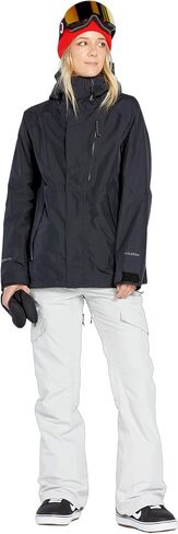 Volcom Women's V.Co Aris Insulated Gore-Tex Relaxed Fit Mid Length Pullover Snowboard Jacket in Saudi Arabia