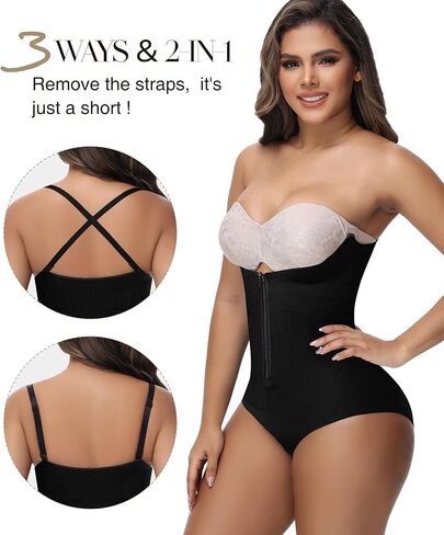 SHAPSHE بدون حمالات ملابس داخلية للتحكم في البطن من Faja محدد شكل الجسم ثونغ ارتداءها منخفض الظهر عالي الخصر حزام ضغط سلس in Kuwait