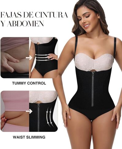 SHAPSHE بدون حمالات ملابس داخلية للتحكم في البطن من Faja محدد شكل الجسم ثونغ ارتداءها منخفض الظهر عالي الخصر حزام ضغط سلس in Kuwait