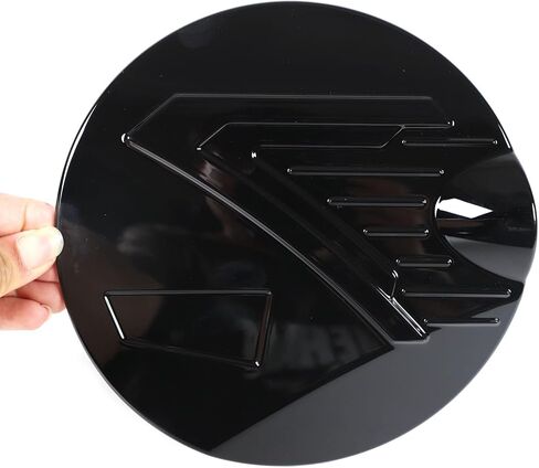 Car Fuel Tank Cap Trim Cover Compatible with Toyota Tacoma 2024 2025 ABS Gas Cap Cover Trim Fuel Tank Cover 3D Sticker Decoration Exterior Accessories (Piano Black) in Kuwait