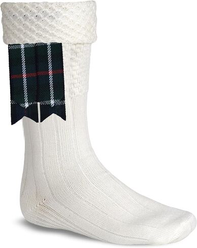 Scottish Tartan Kilt Flashes with Elastic Adjusters in Kuwait