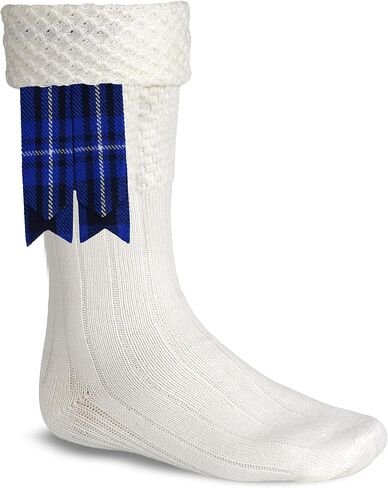 Scottish Tartan Kilt Flashes with Elastic Adjusters in Kuwait