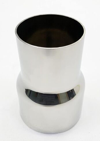 مخفض أنبوب العادم 2.50 بوصة معرف إلى 3.00 بوصة محول القطر الخارجي 304 الفولاذ المقاوم للصدأ المصقول WRD250-ID-300-OD-SS أنبوب عادم ويسدون in Kuwait